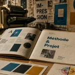 École de design graphique : atelier, portfolio et typographie