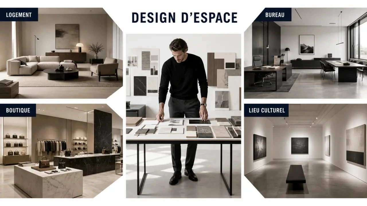 Design d’espace : quatre contextes d’intervention et rôle du designer d’espace