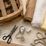 Formation courte tapissier d'ameublement en atelier : outils et fauteuil en réfection