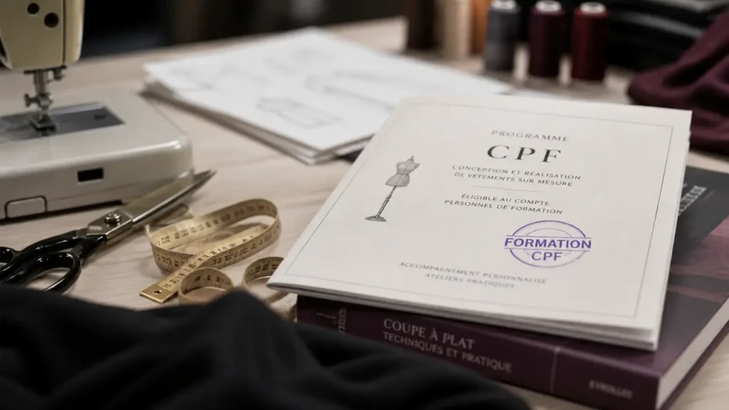 Formation couture CPF : CAP, distance et certification, les critères qui comptent vraiment