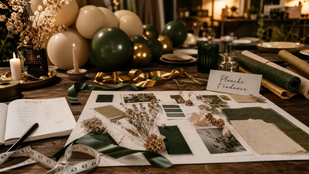 Décoration événementielle : ce que couvre vraiment une formation, du moodboard au jour J