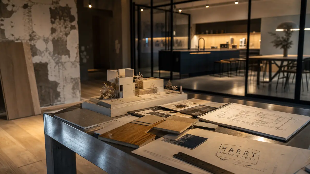 haert architecture intérieur : optimisation volumes et mètre carré utile