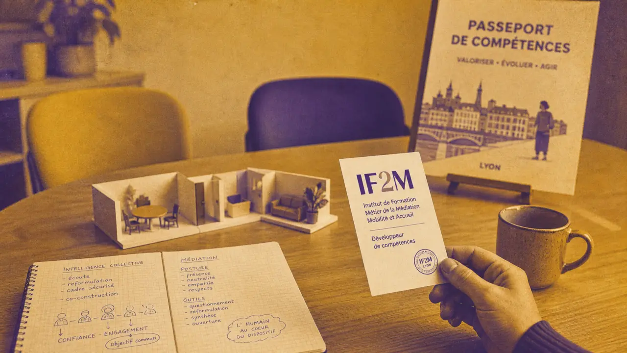 IF2M formation professionnelle à Lyon : salle de formation social et médico-social