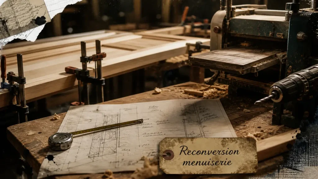 Reconversion menuiserie : CAP en 1 an, alternance et salaire de départ