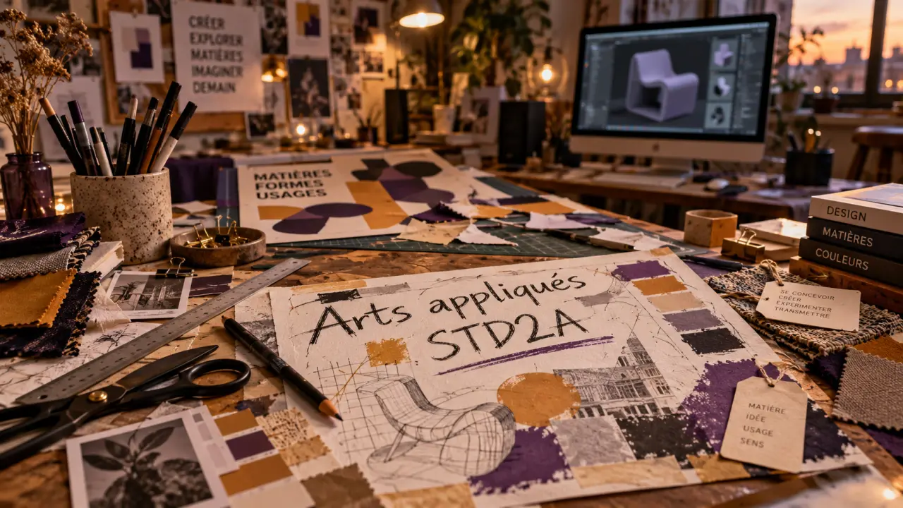 Atelier bac arts appliqués : création pour usage et maquettes