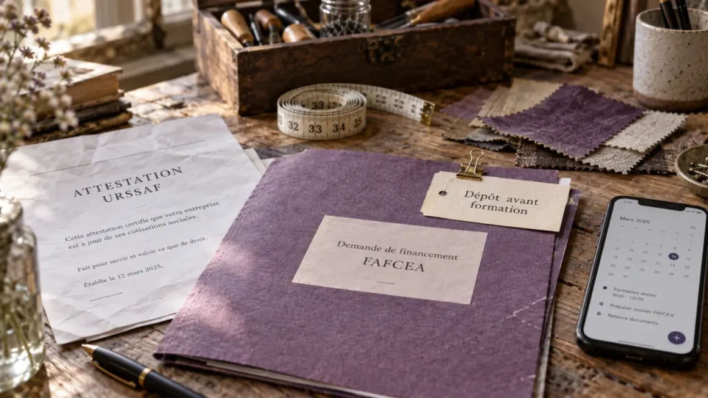 FAFCEA formation : déposez votre dossier avant le premier jour